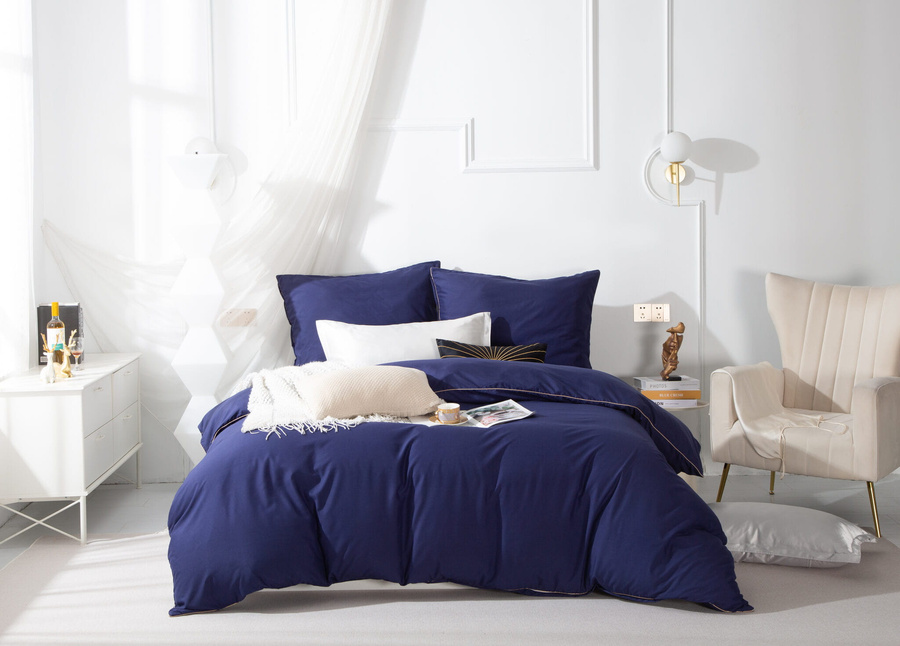 POŚCIEL QUEEN GRANAT ZŁOTA