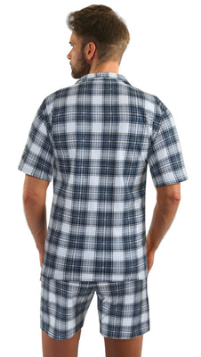 Piżama męska bawełniana rozpinana krótka 