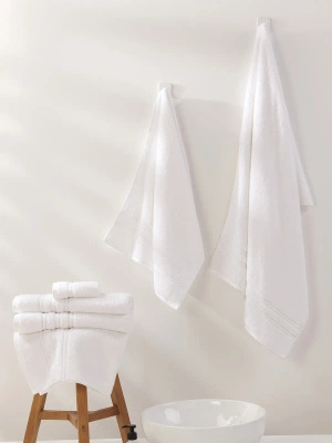 Ręcznik Harmony Biały/Srebrny