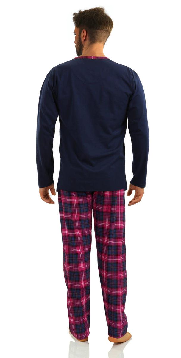 Piżama Męska Długi Rękaw