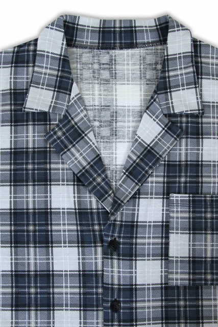 Piżama męska bawełniana rozpinana krótka 