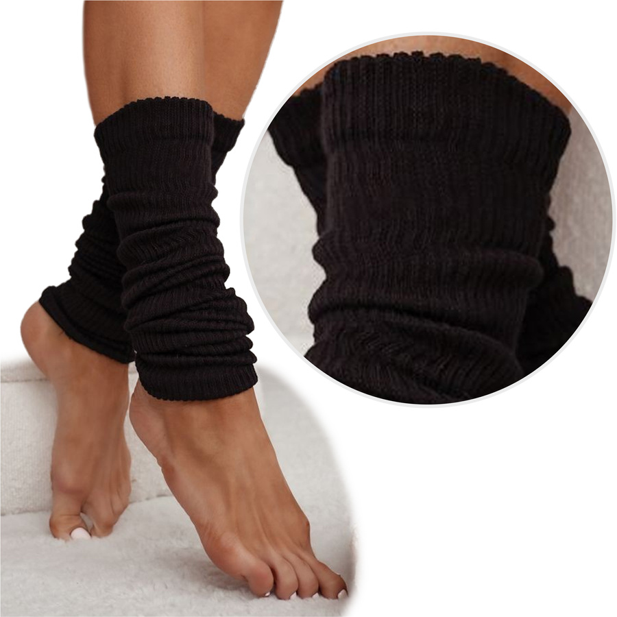 Getry ocieplacze damskie w prążek 1528