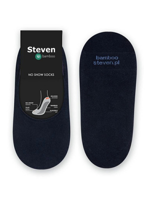 Bambusowe Granatowe Stopki Męskie z Silikonem