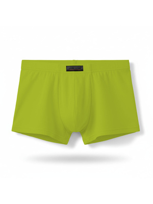 Pistacjowe seksowne mini bokserki męskie 93% mikromodal BM06 Sesto Senso – odważny styl