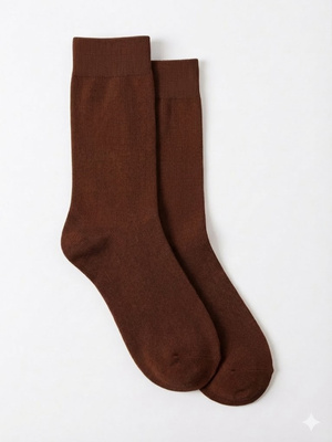 Gianna Skarpetki męskie bawełniane brązowe