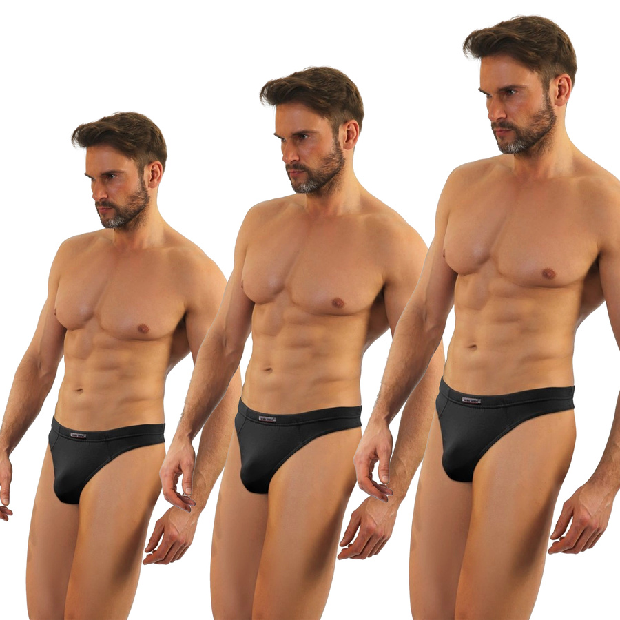 3x Stringi męskie z micromodalu Comix