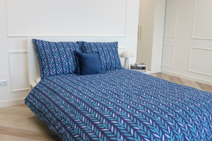 POŚCIEL BAWEŁNA KŁOS GRANAT