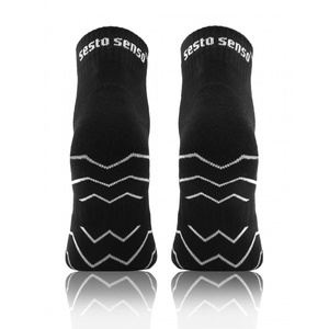 Szare oddychające skarpety męskie 88% bawełna AMZ Multicolor Sesto Senso – komfort dla biegaczy