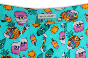 Kolorowe zabawne bokserki męskie 95% bawełna Funny 10 Sesto Senso – komfort i styl