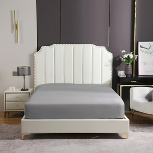 PRZEŚCIERADŁO SATYNA SZARY