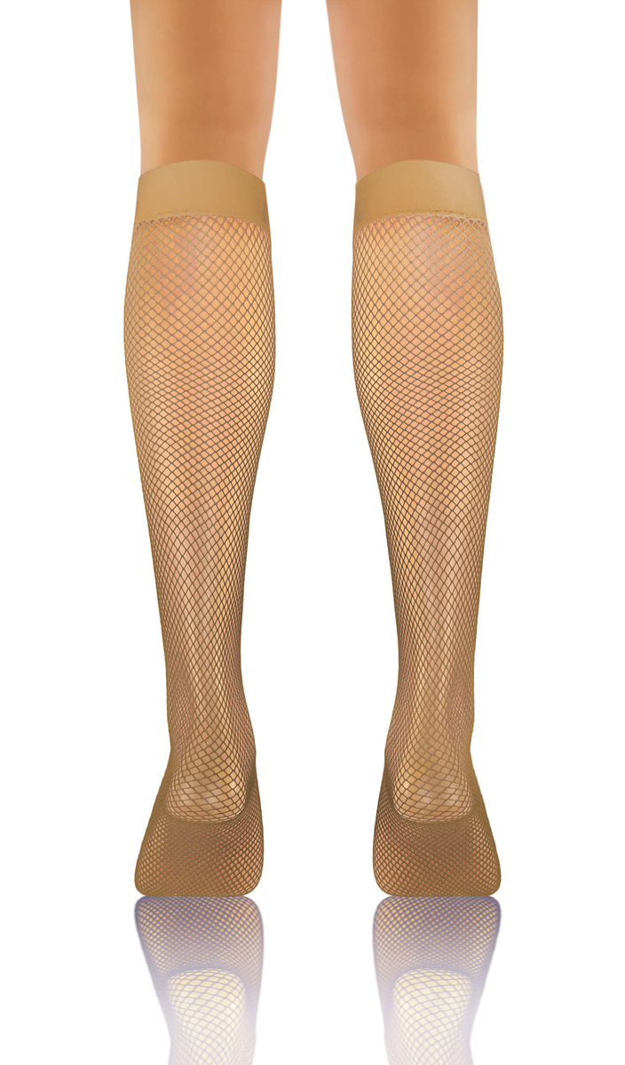 Bezuciskowe podkolanówki damskie kabaretki Greta Sesto Senso – elegancja na co dzień