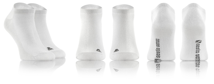 Skarpetki stopki damskie męskie 5-pak 80% bawełna Sneakers Senso – komfort noszenia