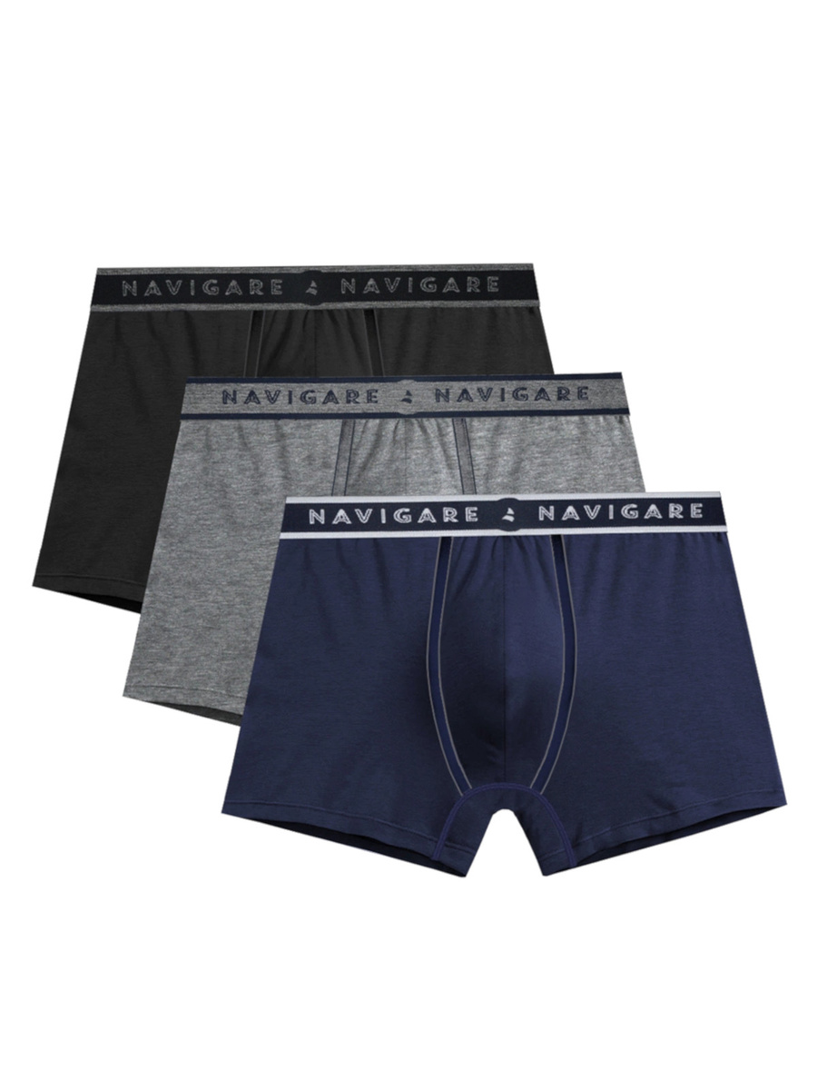 Bokserki Męskie z Zewnętrzną Gumą Dopasowane Art. 312T Navigare