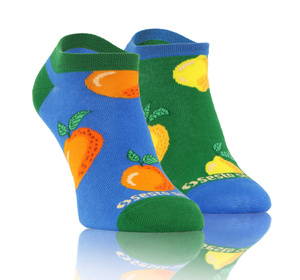 Cytrusy skarpety stopki unisex 90% bawełna Finest Cotton Sesto Senso – styl i wygoda