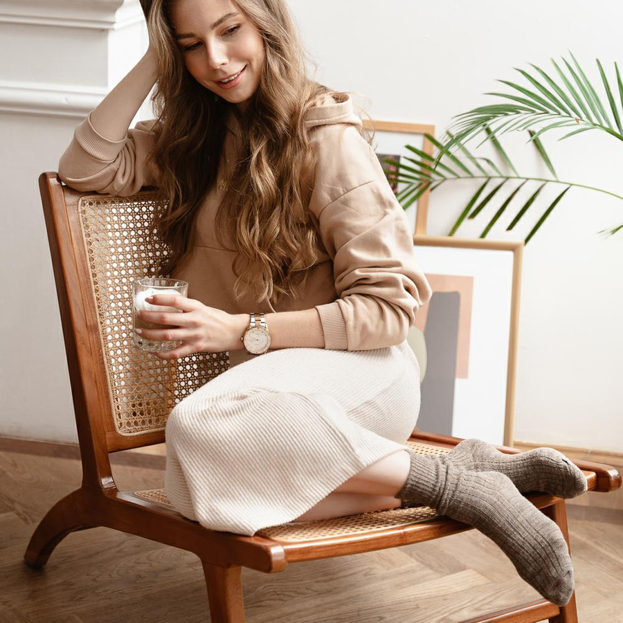 Skarpetki z wełny alpaki art. 044 Steven