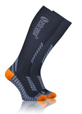 2x Sportowe KOMPRESYJNE długie skarpety do biegania