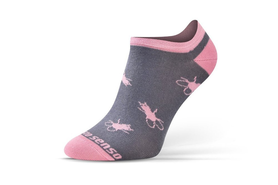 Pająk i mucha skarpety stopki unisex 90% bawełna Finest Cotton Sesto Senso – styl i wygoda