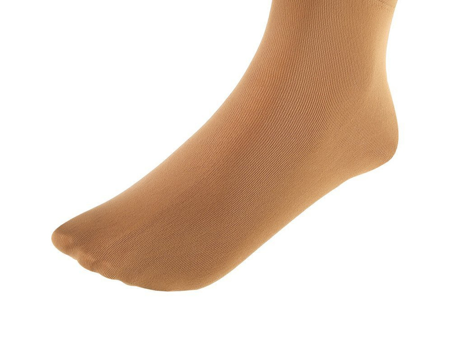 Beżowe bezuciskowe skarpetki damskie 40 DEN Eva Sesto Senso – komfort i styl na co dzień