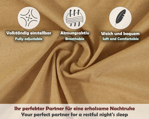 Beżowe elastyczne prześcieradło z gumką 80% bawełna Jersey Sesto Senso – komfort snu