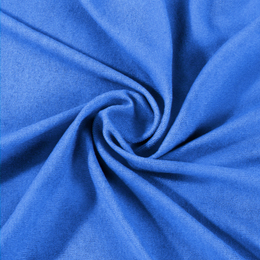 Niebieskie elastyczne prześcieradło z gumką frotte 100% bawełna Sesto Senso – komfortowy sen