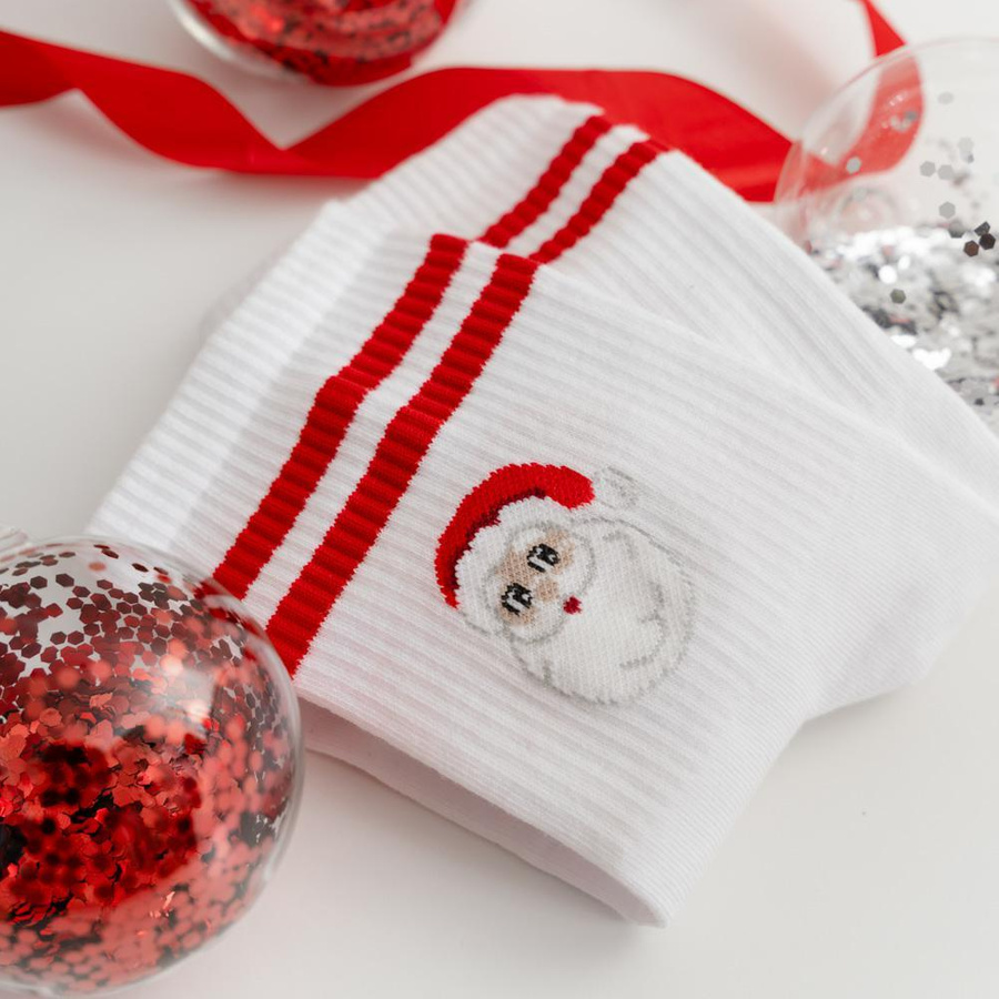 Skarpety Świąteczne Damskie Bawełniane