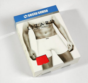 Czerwone bezuciskowe bokserki męskie 95% bawełna BM04 Sesto Senso – komfort i swoboda