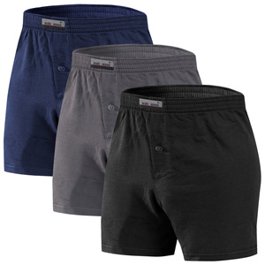 3x Bokserki Męskie luźne 100% Bawełna