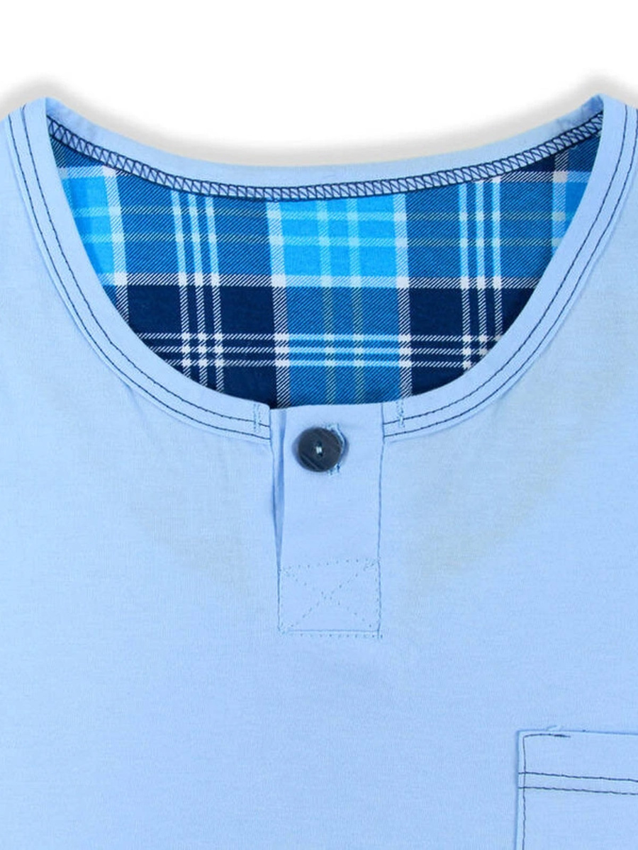 Elegancka piżama męska krótka 100% bawełna model 2629/13 Sesto Senso – komfortowy sen