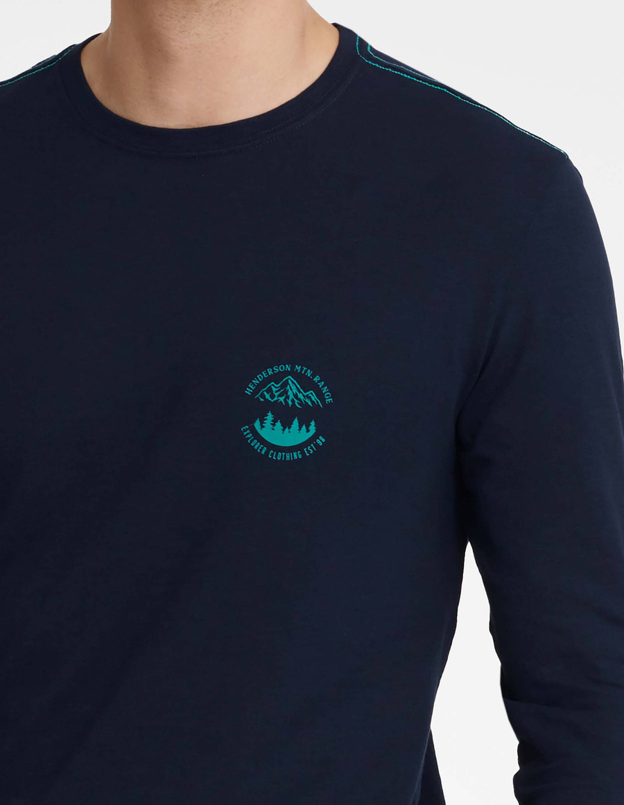 Piżama męska Invert Henderson bawełniana wielokolorowa