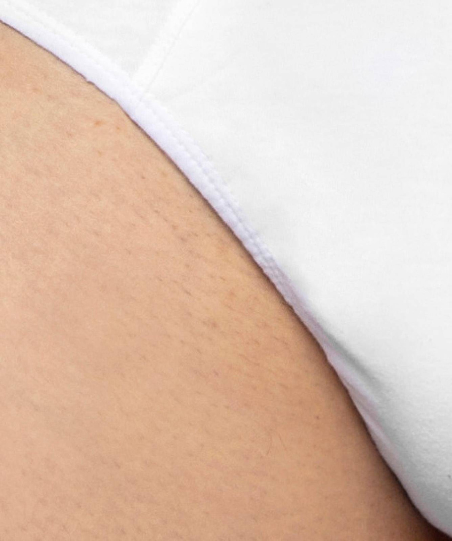 Białe komfortowe slipy męskie Atlantic – wygoda i naturalność materiału.