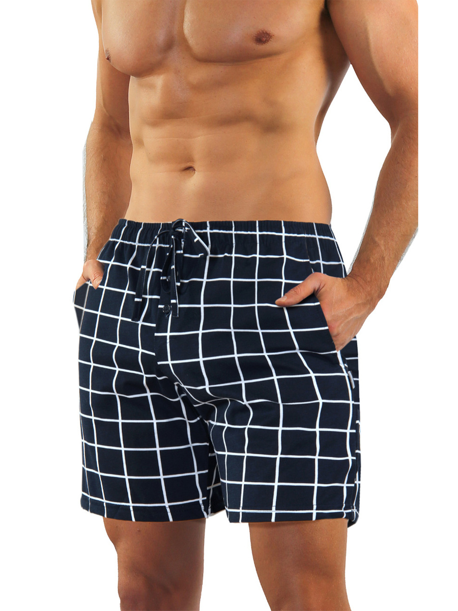 Elegancka piżama męska krótka 100% bawełna model 2024/01 Sesto Senso – komfortowy sen