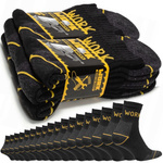 9X polskie Skarpety Robocze 3/4 Krótkie męskie WORK mega mocne