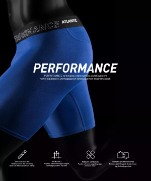 Granatowe bokserki męskie z włókna bambusowego 94% elastan 6% Model MH-1181 Atlantic – komfort i styl.