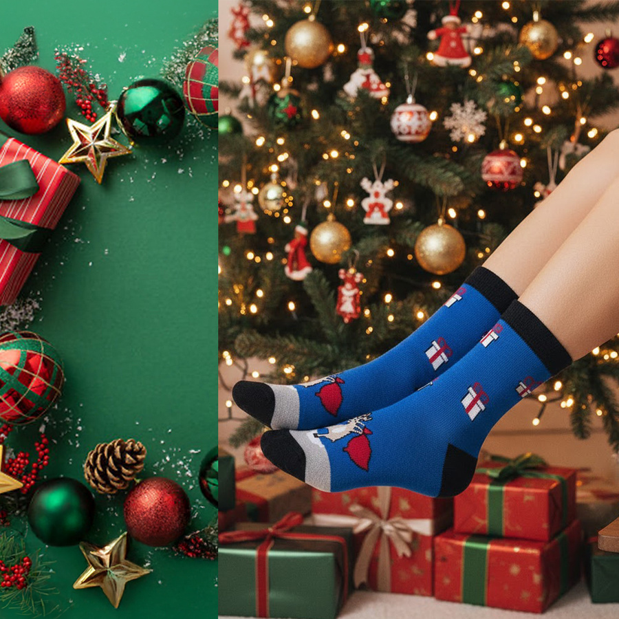 SKARPETY ŚWIĄTECZNE DAMSKIE INTENSO ART. 1924 - PREZENTY