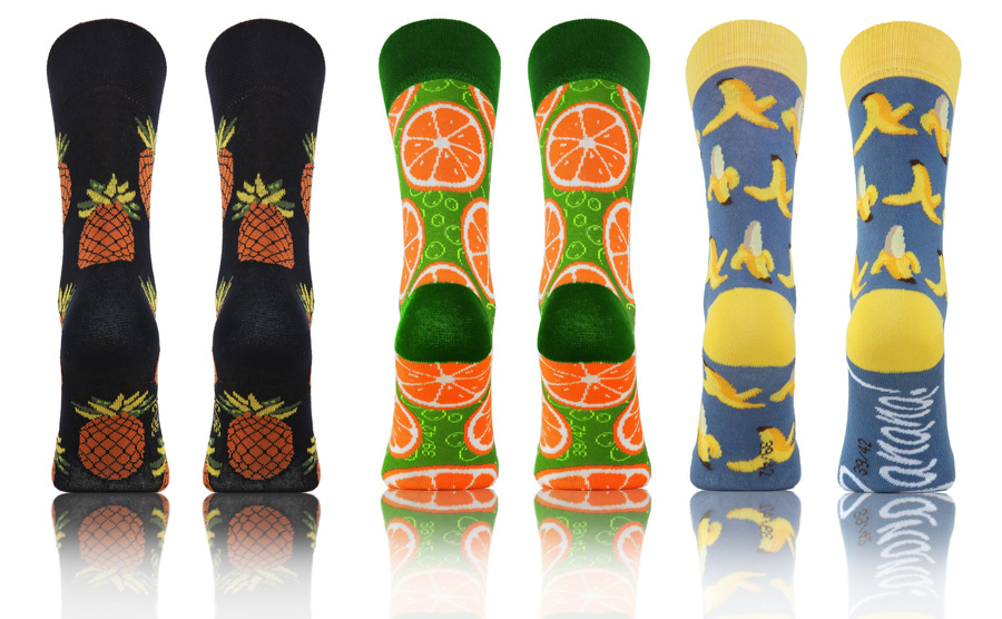 3X Kolorowe Skarpety NIE DO PARY