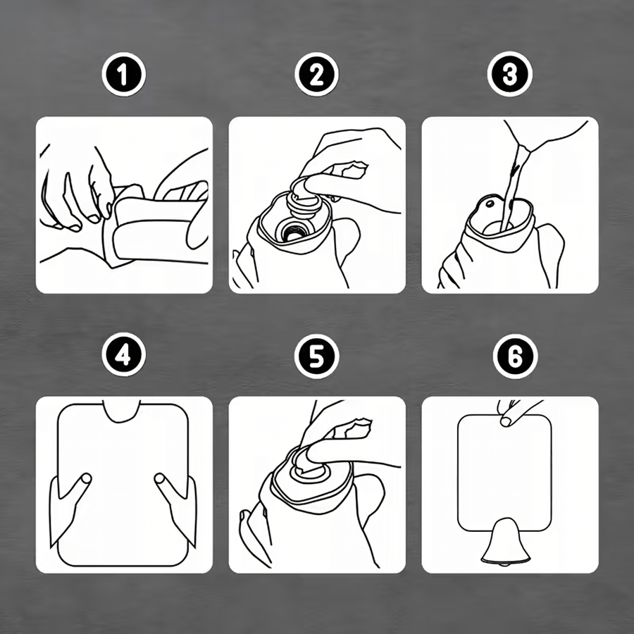 Mały Termofor na Wodę 0,5L w Pokrowcu Pluszowy Ogrzewacz Gumowy w Sweterku
