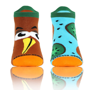 Kiwi skarpety stopki unisex 90% bawełna Finest Cotton Sesto Senso – styl i wygoda