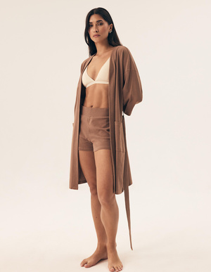 Szlafrok damski Henderson 42779 coffee