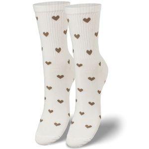 Skarpetki damskie w Serca