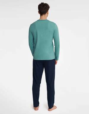 Piżama męska Influx Henderson wielokolorowa bawełniana