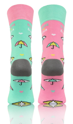 Kolorowe skarpety Super Babcia