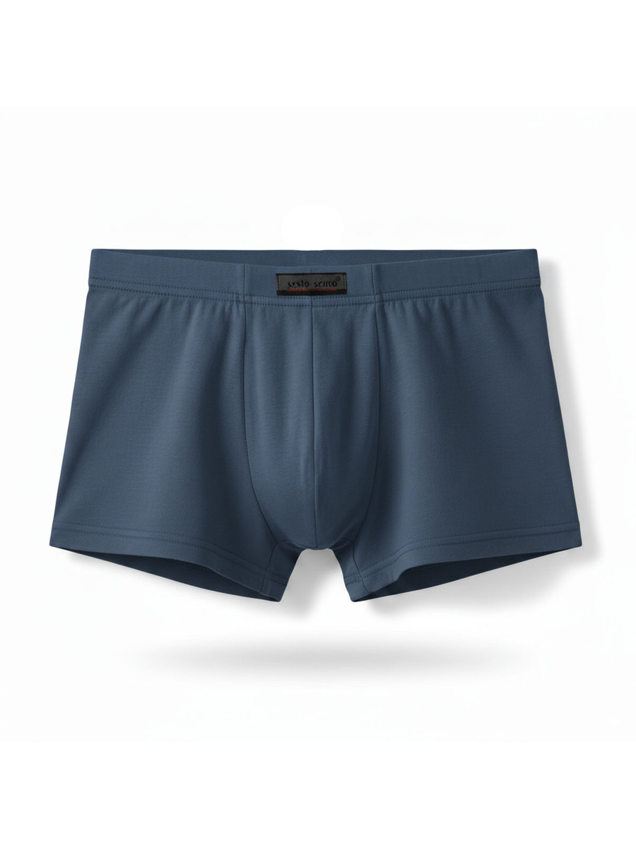 Grafitowe seksowne mini bokserki męskie 93% mikromodal BM06 Sesto Senso – odważny styl