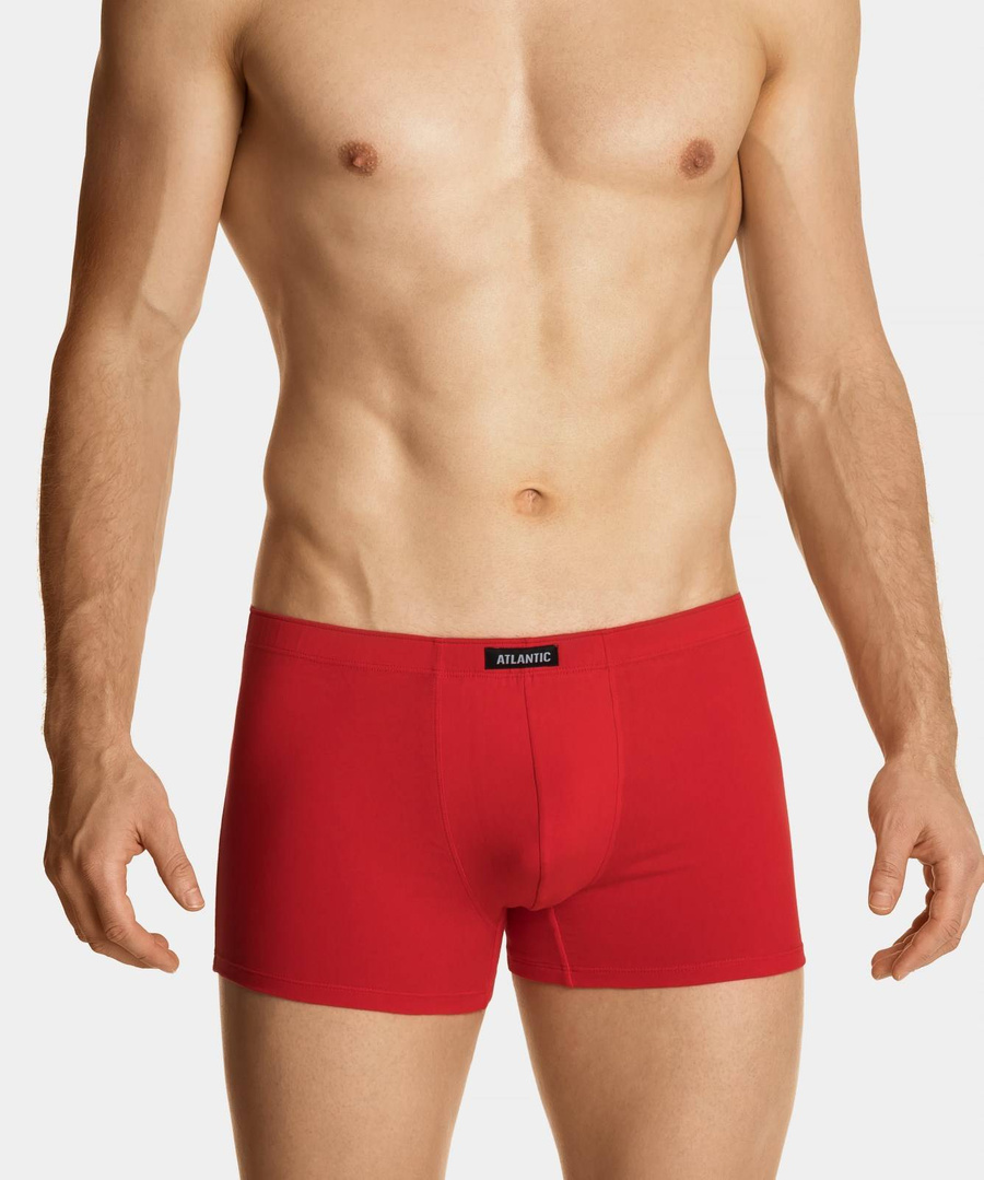Wzorzyste bokserki męskie 3-pack cotton stretch Atlantic – komfort i oddychalność.