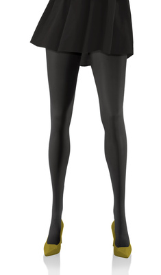 2x Kolorowe rajstopy kryjące z microfibry Hiver 40DEN