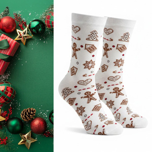 Skarpetki damskie świąteczne w Pierniki 1283