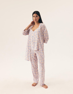 Damski szlafrok Henderson 42663 light blue