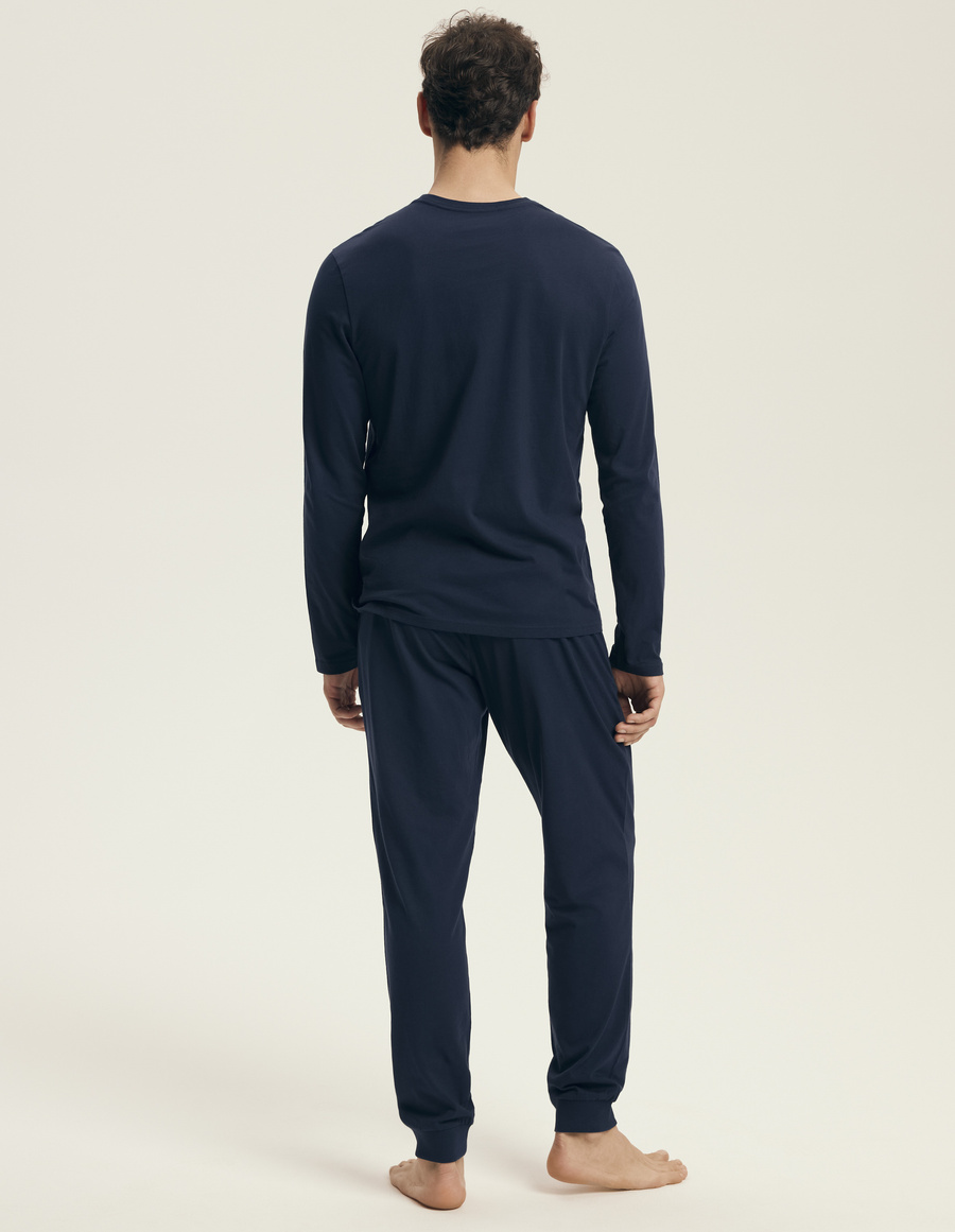 Piżama męska 43467 dark blue