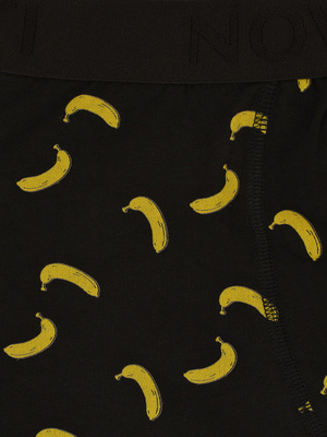 Bokserki męskie banany czarne