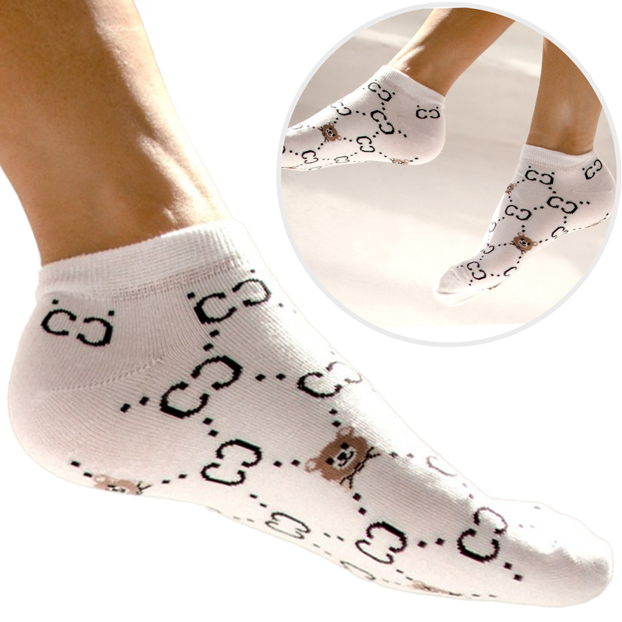 Stopki bawełniane damskie Misie CC