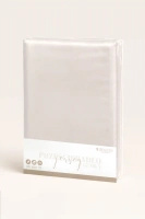 Prześcieradło Jersey Jasny Beżowy Z Gumką